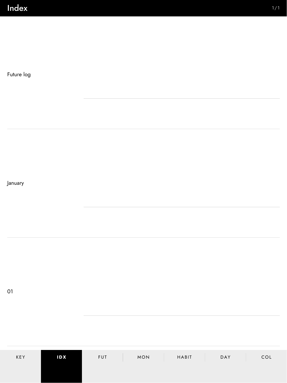 bujo-index